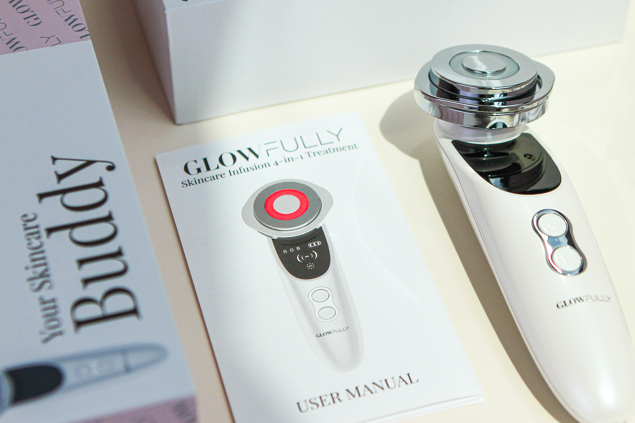 Up your glow game with our 7-Day Brightening Rescue Mask & Skincare Infusion Device