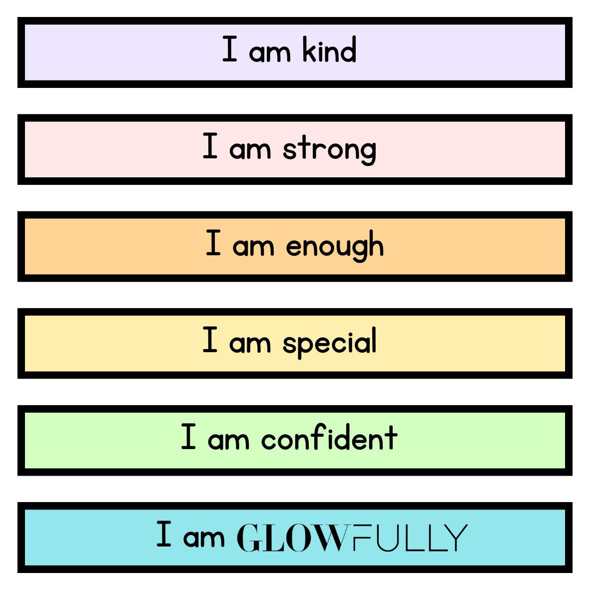 Glowfully International Women's Day Empowering Sticker Collection
