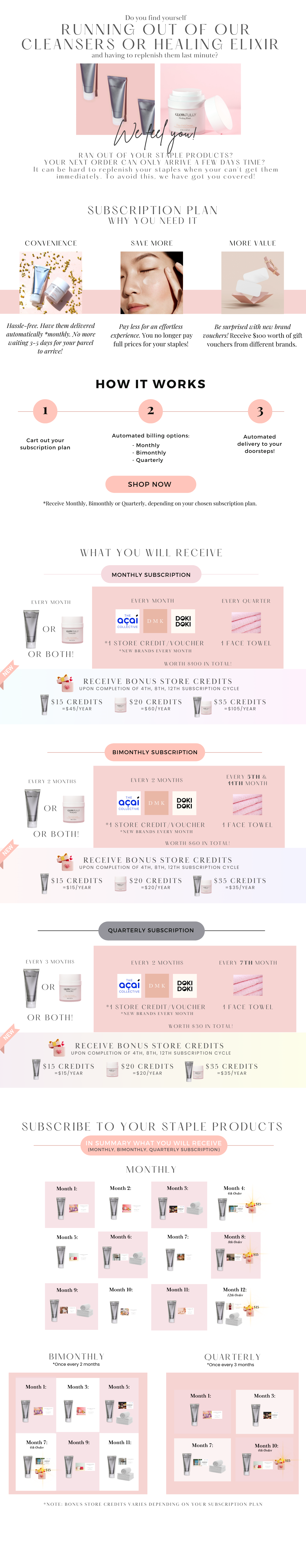 Charcoal Beads Gel Cleanser & Healing Elixir Bundle Subscription
